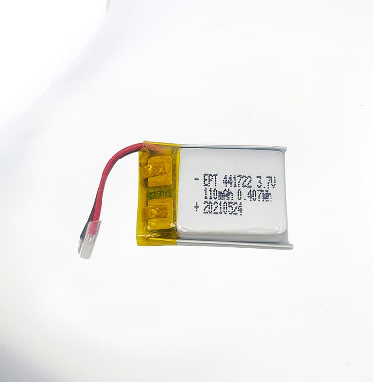 3.7V 441722 110mAh 车载电子聚合物锂电池