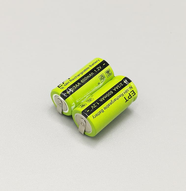 2.4V 600mAh 28AA电动剃须刀镍氢电池