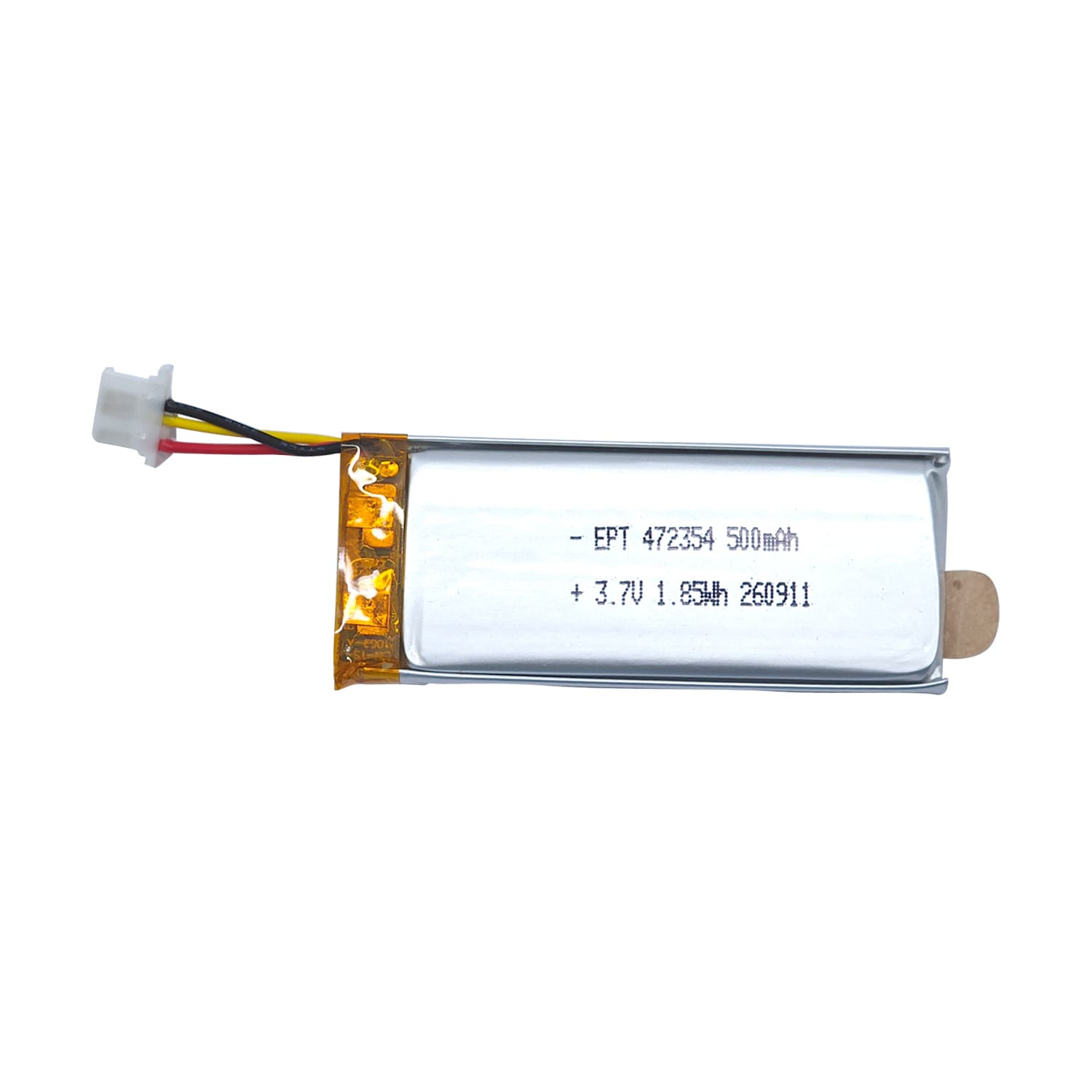 472354-500mAh-3.7V 防丢定位器聚合物锂电池